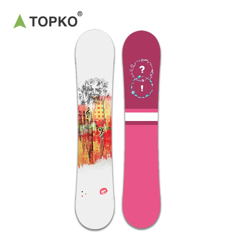 TOPKO Wholesale Custom New Adult Snowboard Directional All-terrain Printing Snowboard