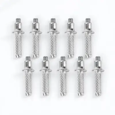 10 قطعة عصا الرحلات استبدال نصائح التنغستن الصلب قضيب نصائح لتسلق الجبال التنزه Alpenstock القطب قضيب تلميح للتسلق #6