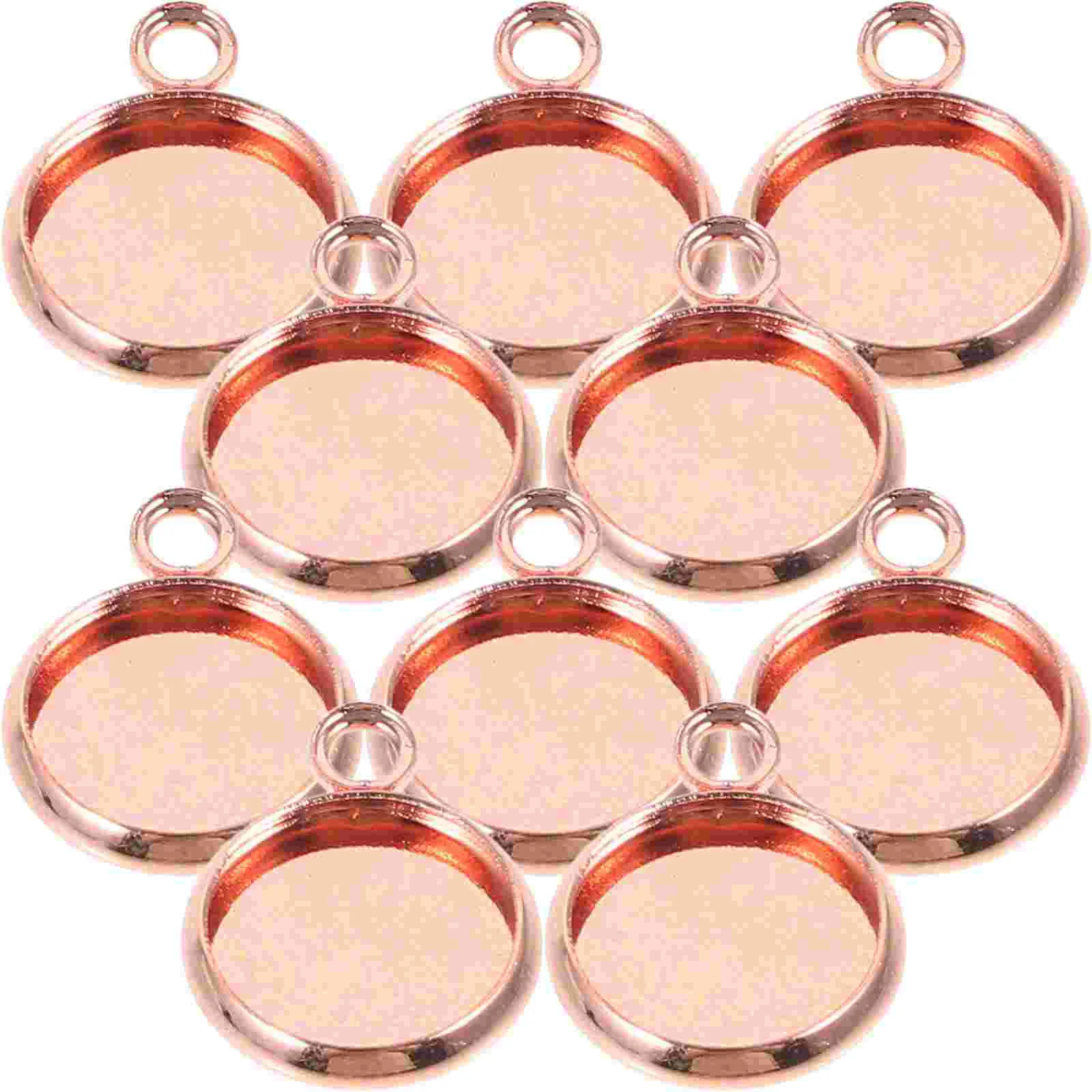 

10 PCS Bead Travel Rose Gold Beads Tiki Bar Decorations Banners Jewelry Making Tray