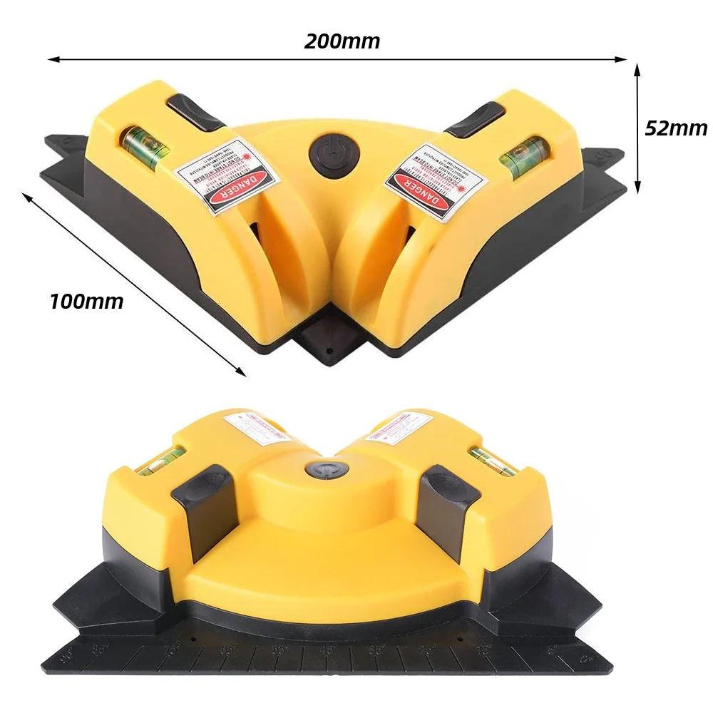 Right Angle Laser Levels 90 Degrees Horizontal 2 Suction Cups