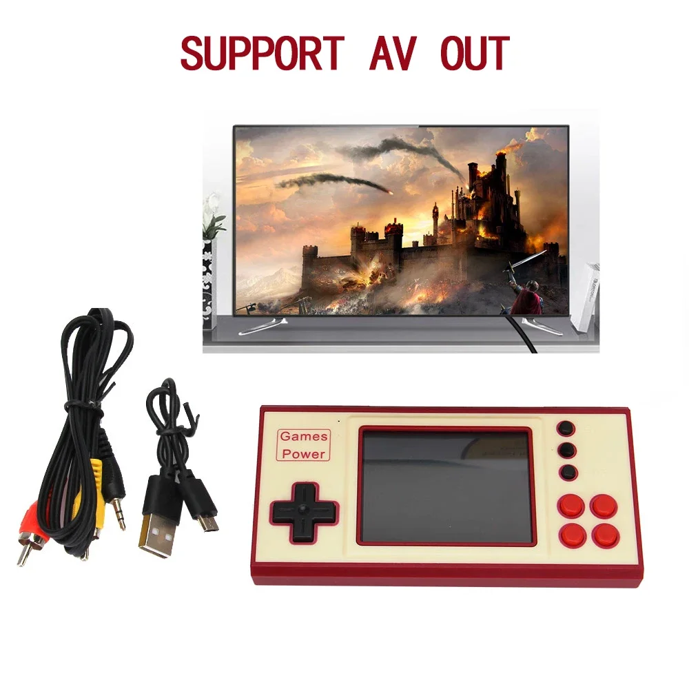 K30 Handheld Video Game Console Portable Game Player Built-in 500 Games TV Retro Gaming Console 2.8 Inch Screen Gift For Kids