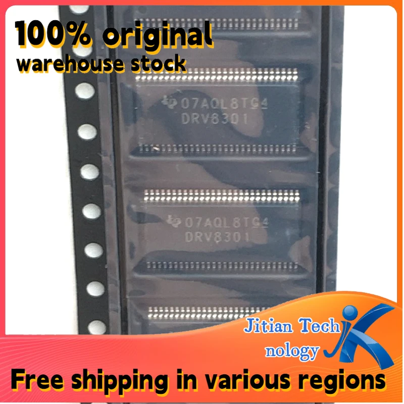 10PCS 100% brand new DRV8301DCAR logo DRV8301 HTSSOP-56 High-Quality Electronic Component