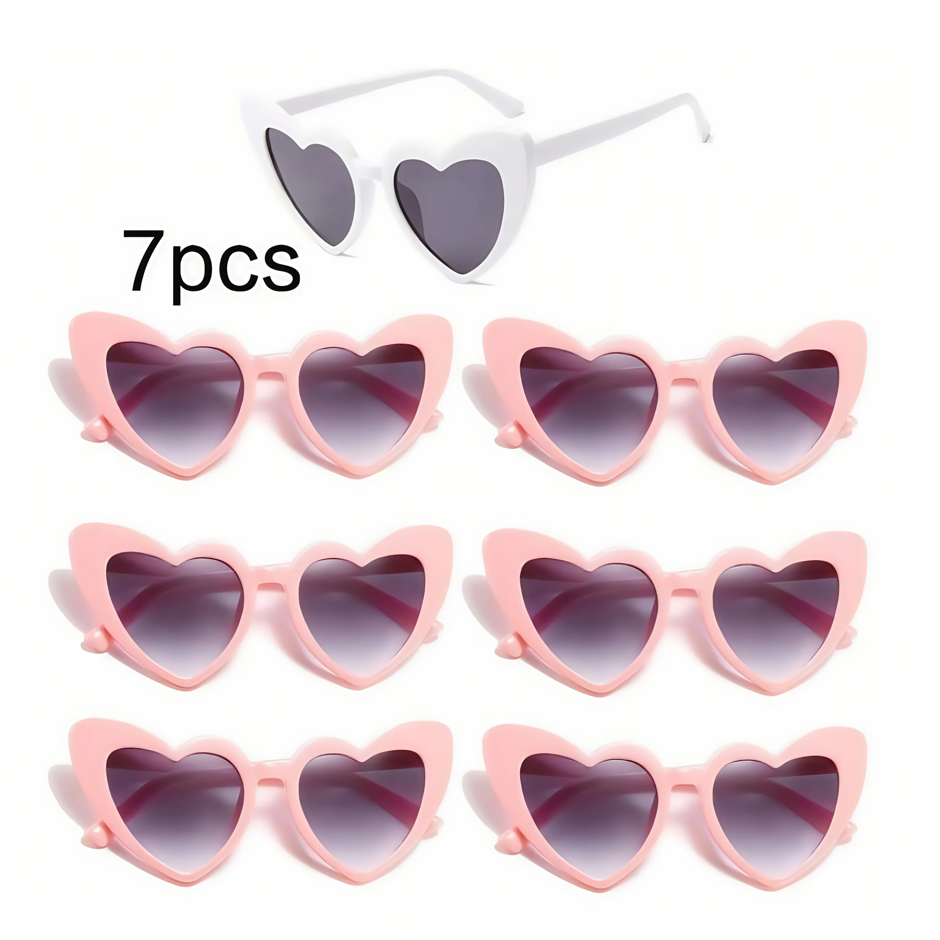 

Женские вечерние очки «кошачий глаз» в форме сердца из 7 предметов — аксессуары для свадебного душа и одиночных вечеринок на тему аниме