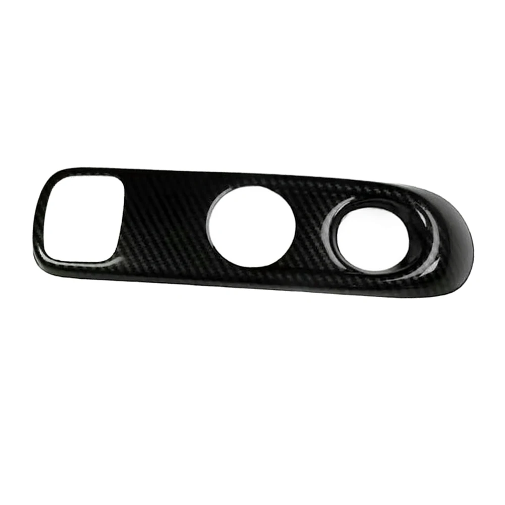 For Smart Fortwo 2009-2014 Dashboard Trim Piece Carbon Style Trim For Car Interior Restoration Gear Shift Panel