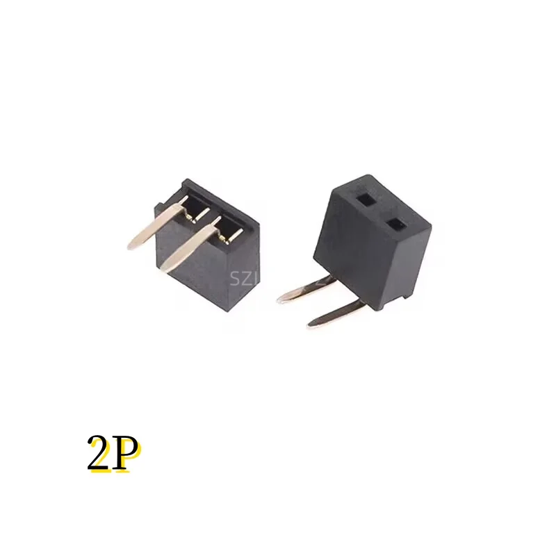 

20PCS/LOT 1P-40P 2MM 90 degree bent needle Single Row Pin Female Header 2P/3P/4P/5P/6P/7P/8P/9P/10P/12P/15P/20P/40P