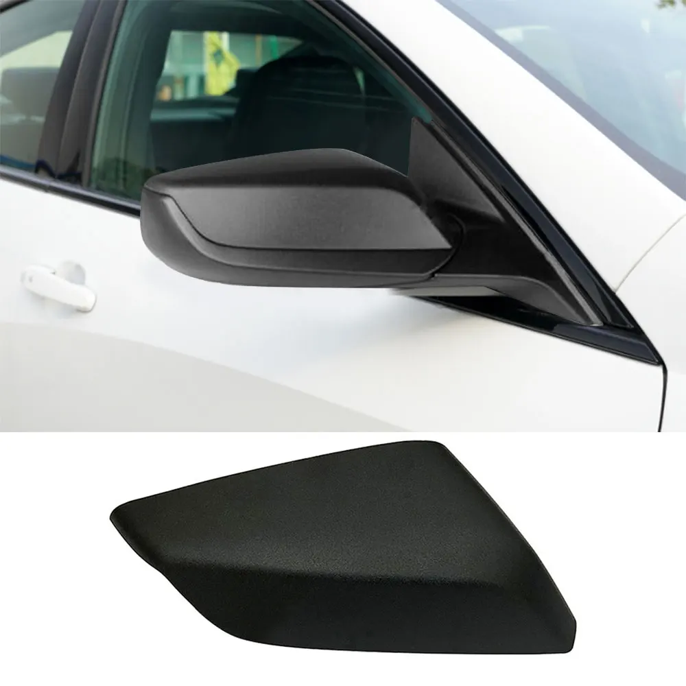 

For Chevrolet Malibu 2016 -2020 Driver & Passenger Side Mirror Cover Cap ABS Black Car Rearview Side Mirror Cover Trim