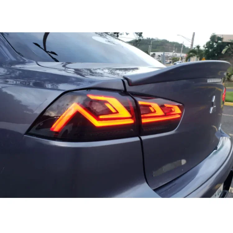 Factory Price Car Modified Taillamp Smoked Led Tail Light For  Lancer ex 2010 - 2016custom