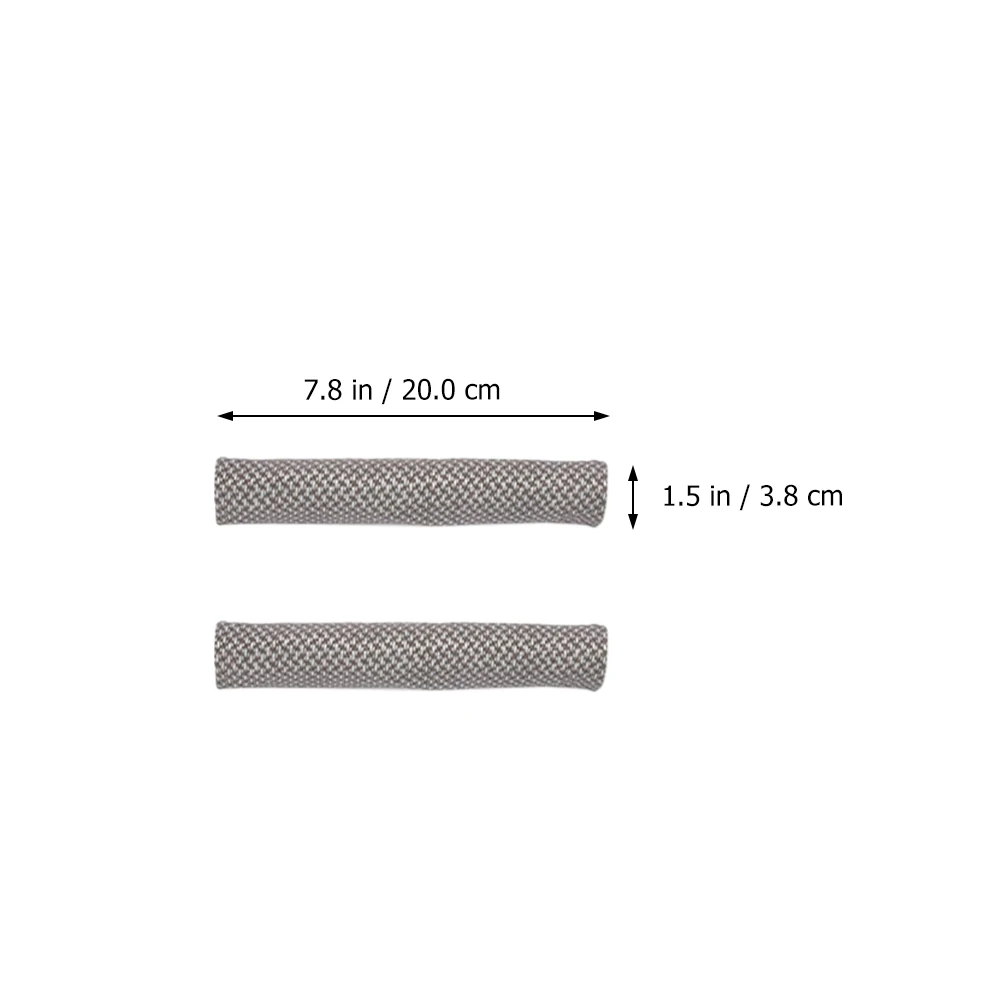 

2Pcs Refrigerator Handle Covers Premium Soft Touch Washable Anti-Grease Fingerprints Protection for Kitchen Appliance Handles