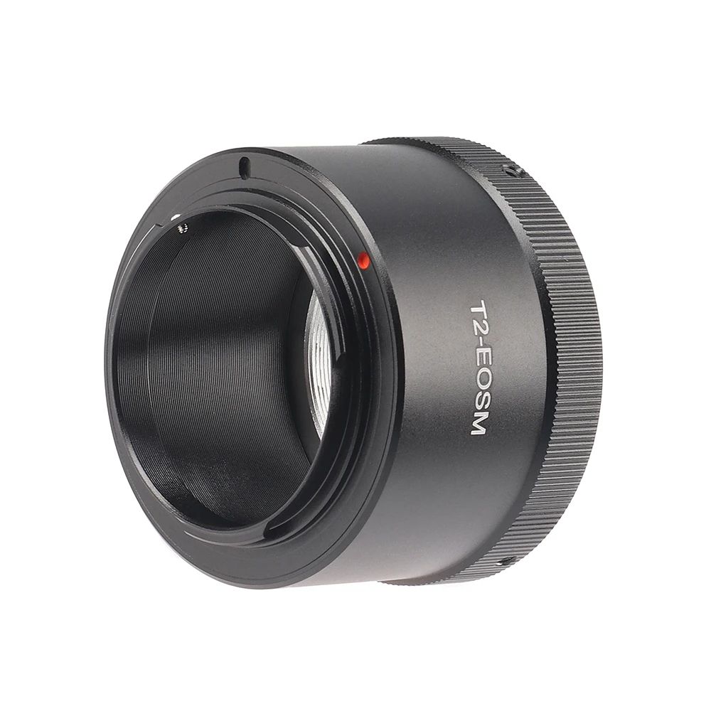 T2 Lens Mount Anel Adaptador para Canon EOS M M1 M2 M3 M4 M5 EF-M Câmera Mirrorless