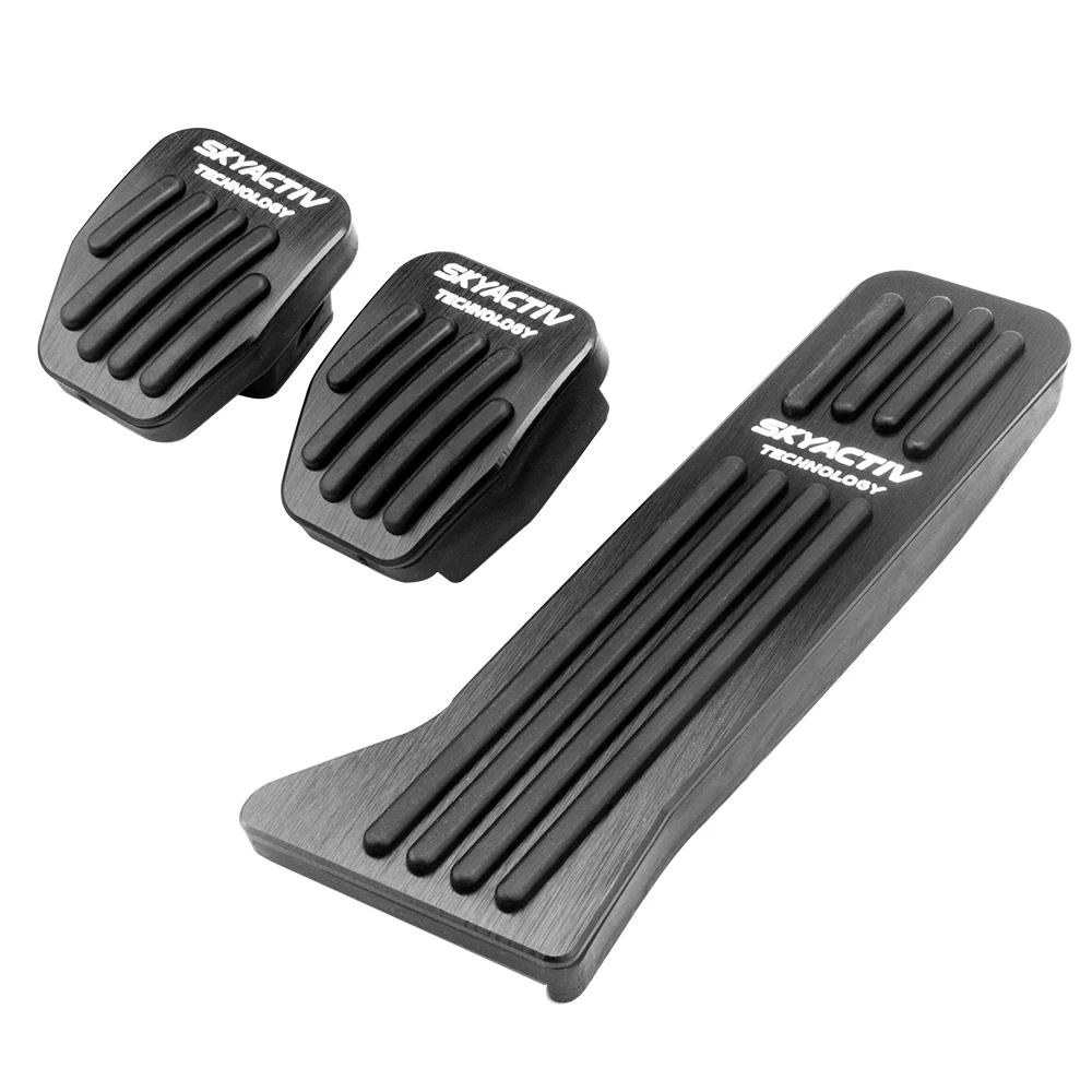 Car Fuel Foot Pedal Brake Pedals Cover Pad Accessories For Mazda 2 3 6 Dome BM GJ CX-5 CX5 CX 5 KE KF CX3 CX-3 CX7 CX-7 CX9 CX-9