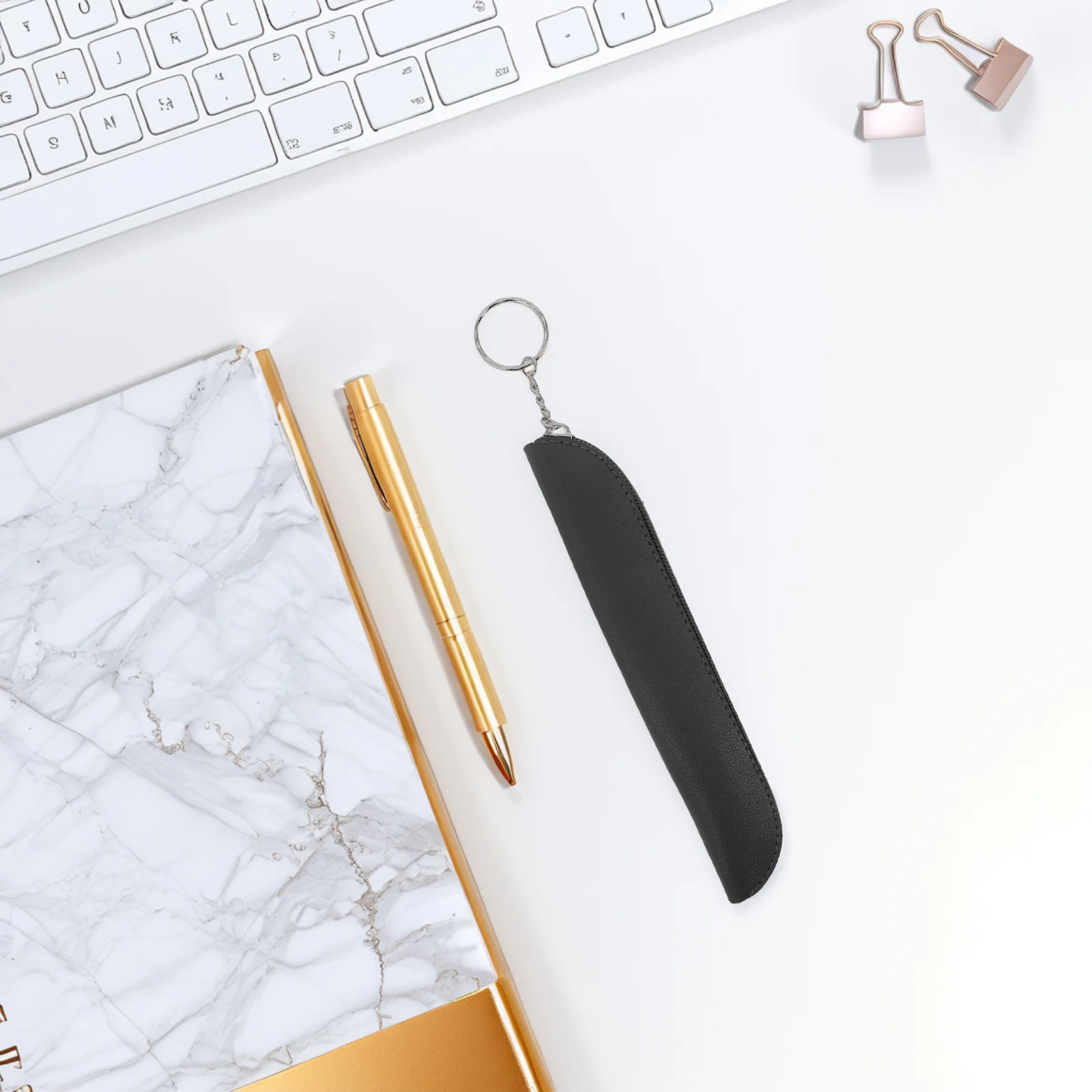 حافظة أقلام رصاص صغيرة بسحاب من البولي يوريثان حافظة أقلام الأنسولين للاستخدام القرطاسية أثناء السفر حافظة أقلام صغيرة حافظة أقلام لطيفة #5