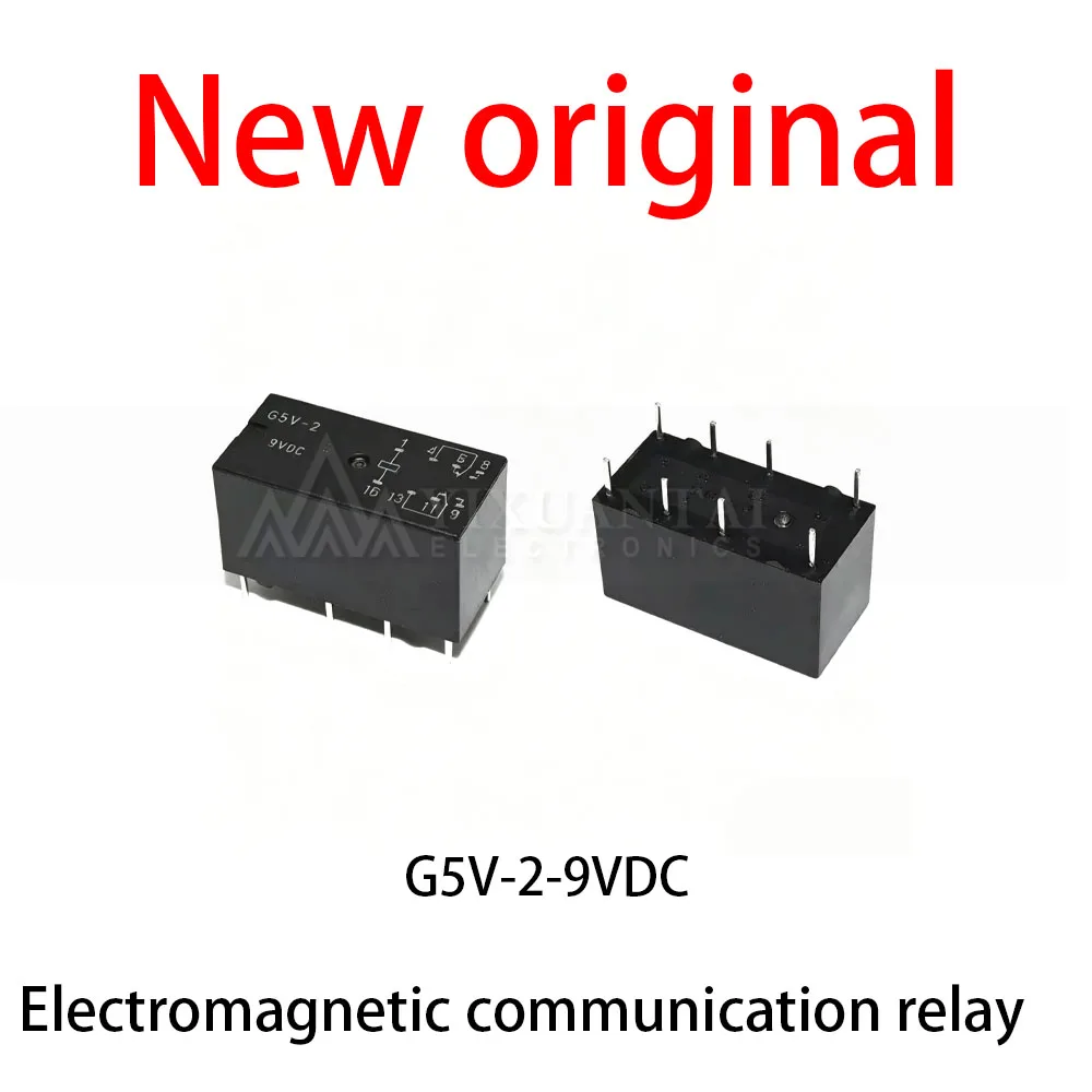 (10pcs) 100% New relay G5V-2-9VDC 8-pin 2A electromagnetic communication relay