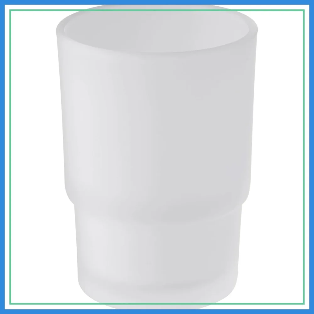 

Frosted Glass Tumbler, Bathroom Rinsing Cup, Replacement for Toothbrush Holder