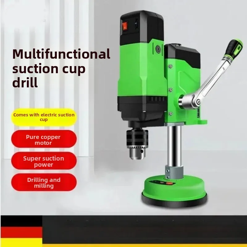 Electric Suction Cup Drill Glass Tile Rock Slab Drilling Machine Water Drill Small Home Electric Desktop Drilling Machine