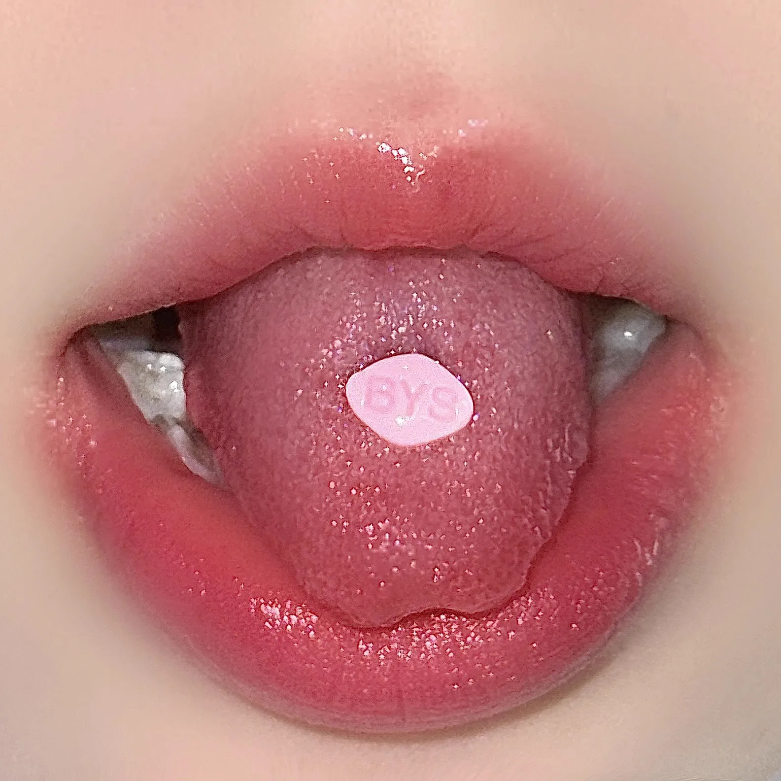 HUANZHI اللون رسالة حبة اللسان التيلة Y2K الإبداعية شخصية ثقب المجوهرات مثير الشرير البضائع للنساء زوجين