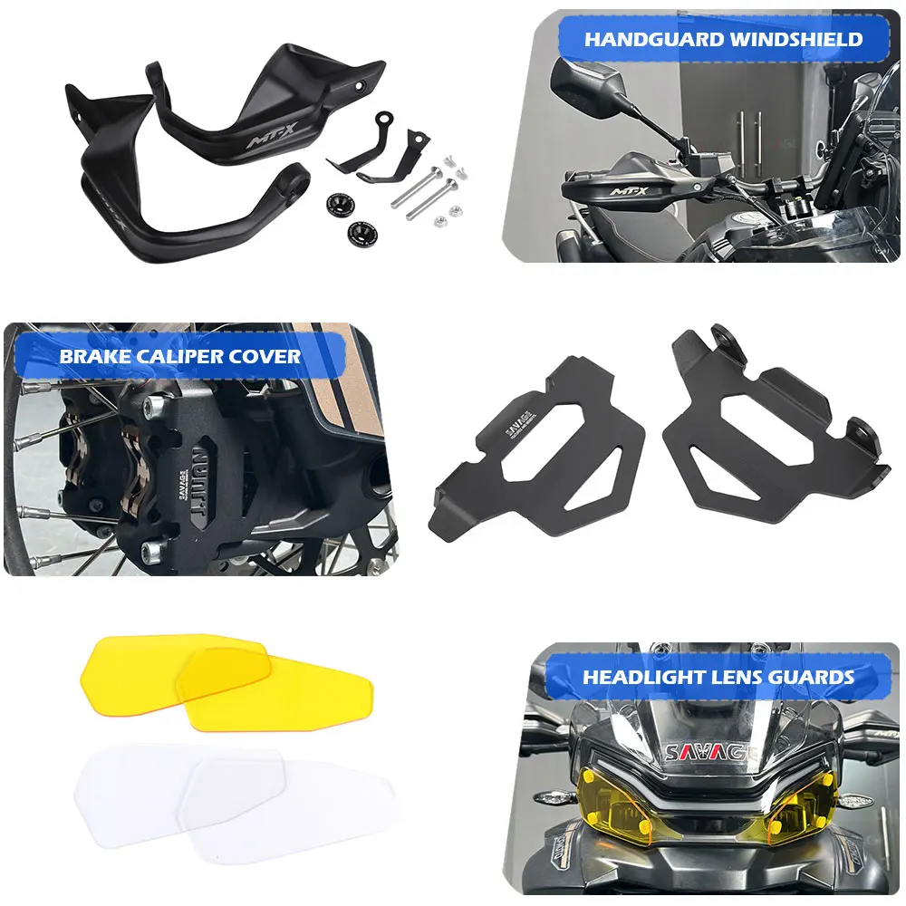 For CFMOTO 800MT-X 2024-2026 800MTX Motorcycle Accessories Cover Guard Wheel Slider Handguard GPS Holder License Plate Bracket