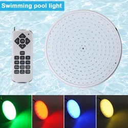 Ip68 schwimmbad 35w licht harz gefülltes licht ac12v spot piscine led couleur rgb par56 projektor fb fern synchron