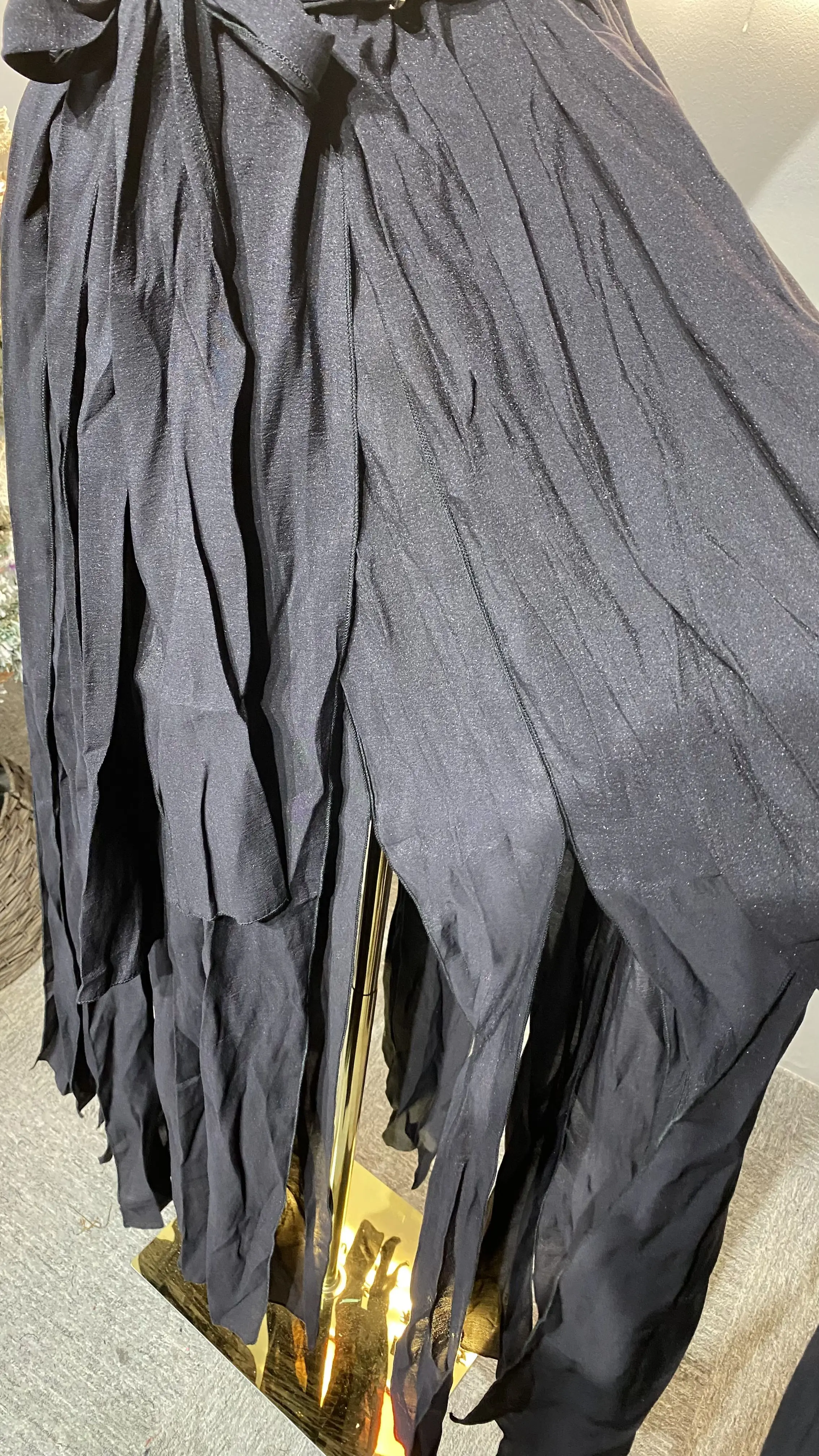 Retro-style artistic long dress, 2025 summer casual bandage sleeveless loose inner pleated vest, natural-GZXX298