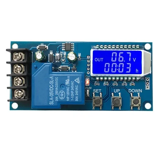 Lead-Acid Lithium Battery Charger Module 6-60V 20A 30A LCD Digital Automatic Charging Overcharge Protection Board XY-L30A 12V