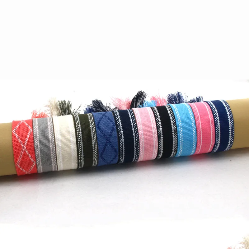 1PC Ethnic Trendy Braided Fabric Bracelet for Women Men Bohemia Handmade Tassels Wristband  Friendship Bracelet Jewelry Gift