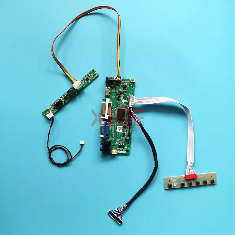 

Display Controller Driver Board Fit LTM200KT08 LVDS 30-Pin DIY Kit Matrix Panel DVI VGA HDMI-Compatible 1600*900 20"