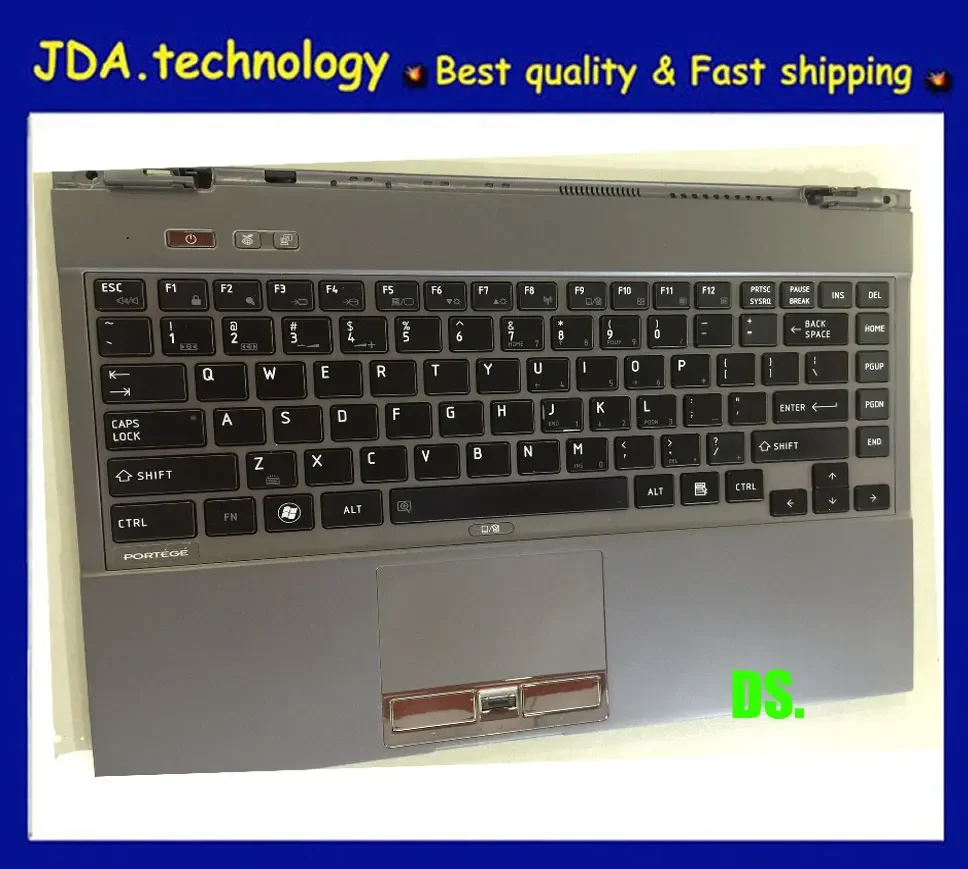 

95%New/orig For TOSHIBA R632 Z830 Z835 Z930 z935 Seires US keyboard palmrest topcase Upper cover Touchpad