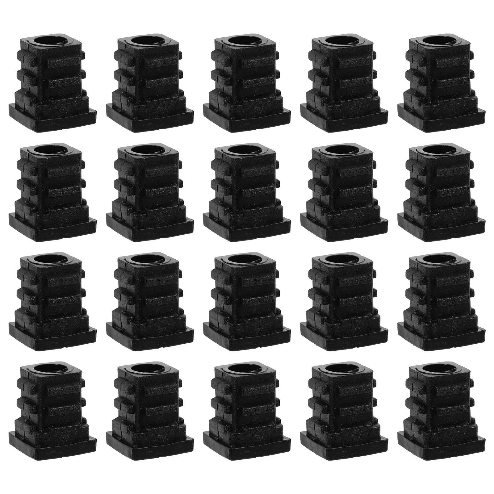 20Pcs Nut Inner Adjustable Threaded Pipe Plugs Plug Caps for Furniture Cabinet Desk Hole Sealing Hole Plugs