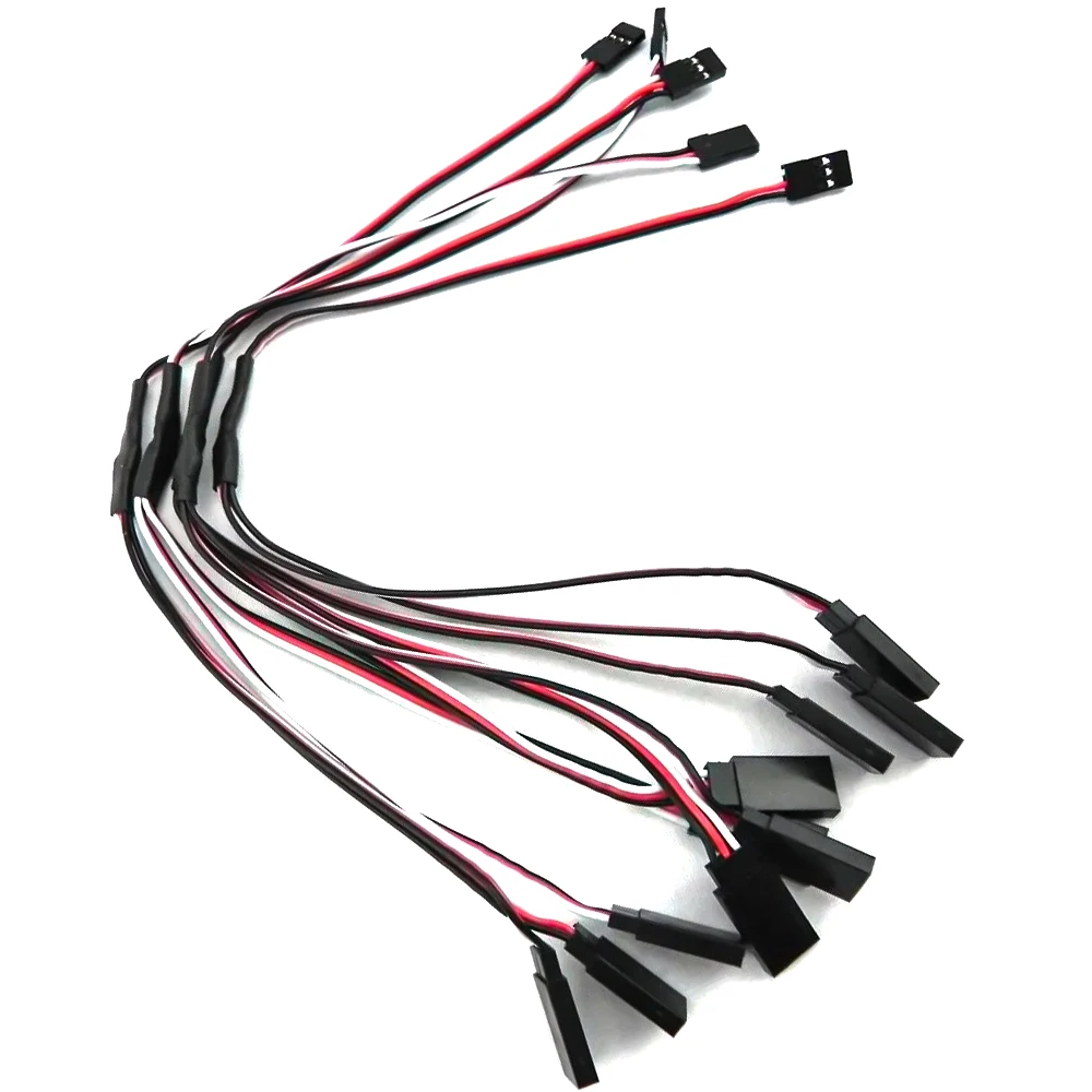 5/8/10pcs RC Servo Y Extension Cable 300mm 500mm JR Futaba For RC Plane Car Boat image 5