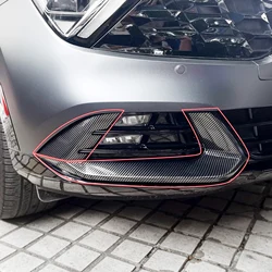 4pcs For Kia Sportage NQ5 Front Bumper Fog Light Frame Cover Front Fog Lamp Grille Protection Exterior Styling Accessories