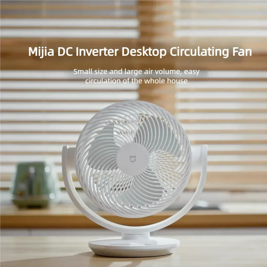 Xiaomi Mijia kipas Desktop Inverter DC, kipas sirkulasi udara asli, Volume udara tinggi, kepala ayun sirkulasi 3D, bekerja dengan kebisingan rendah