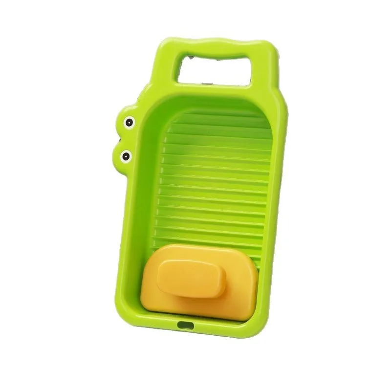 Washboard household cartoon crocodile, roller dormitory hand wash multi-functional non-slip small laundry board