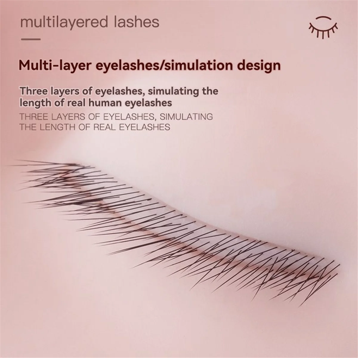 AT59 4D Eyelash Extension Practice Mannequin Head Lashes Grafting Training Tools with Lashes Makeup Teaching Makeup Tools