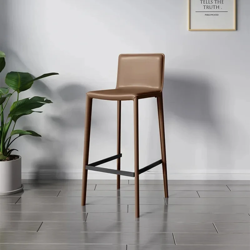 

Nordic Parties Stool Counter Outdoor Elegant High Chairs Luxury Chair Island Leather Stools Bar Furniture