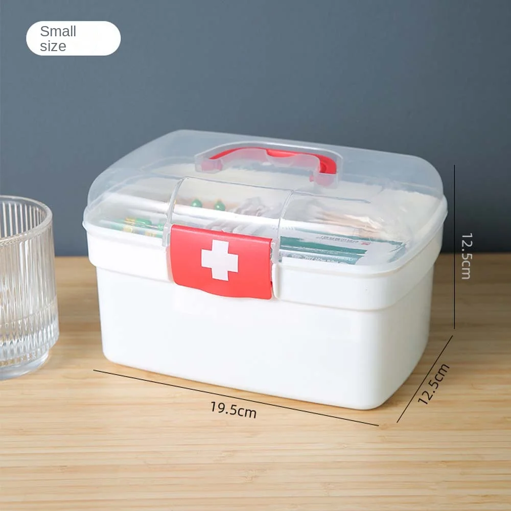 Multi-layer Large Pill Box Portable Domestic Medicine Box Pill Storage Organizer Large Capacity Medicine Tablet Container