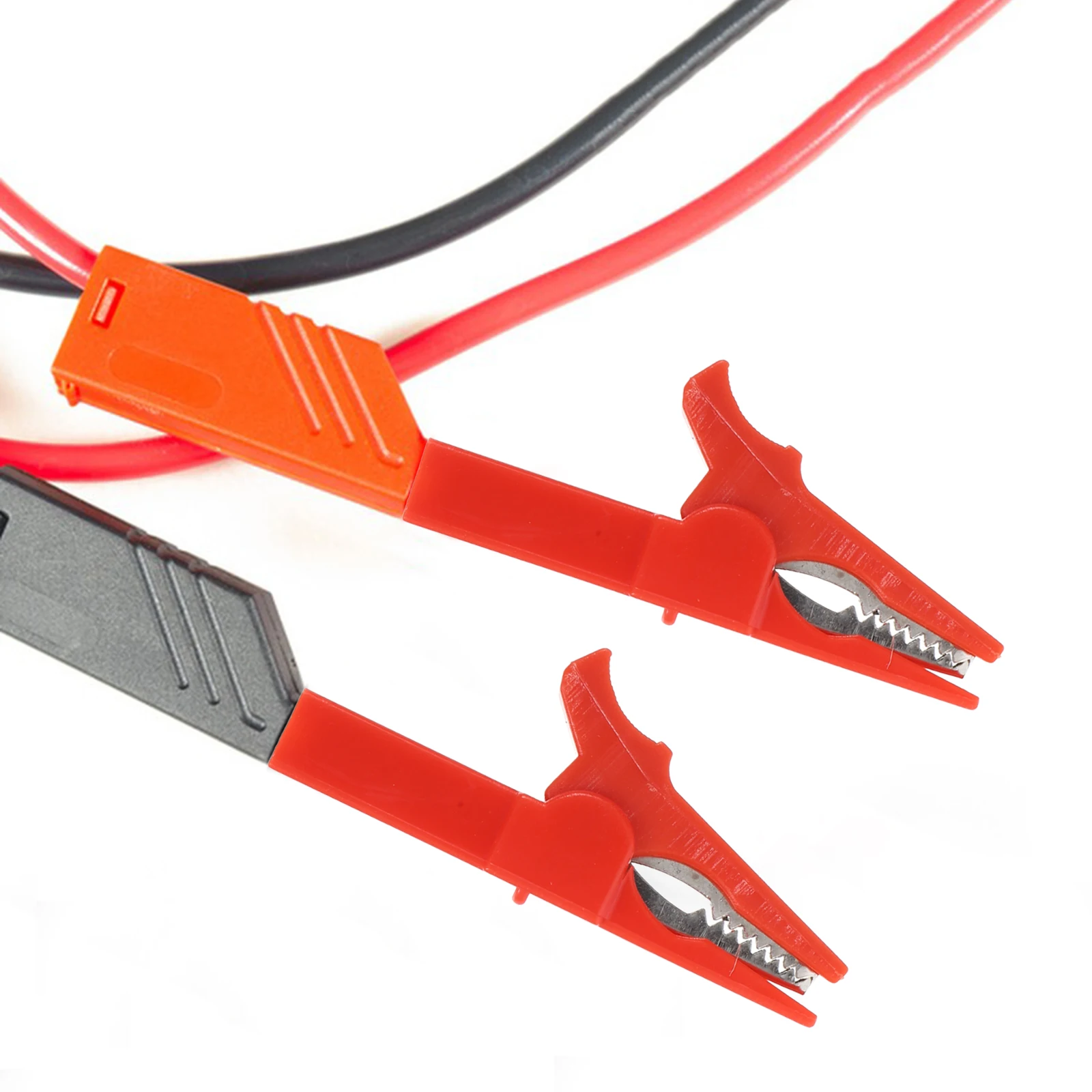 

10pcs Test Cable Clip Insulated Alligator Clamp Pluggable Multimeter Leads Clips Red Safety Testing High Current