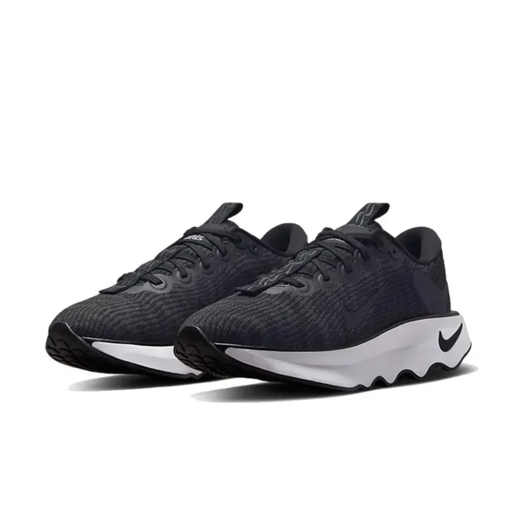 Nike original motiva confortável amortecido baixo topo casual tênis de corrida antiderrapante wearable preto