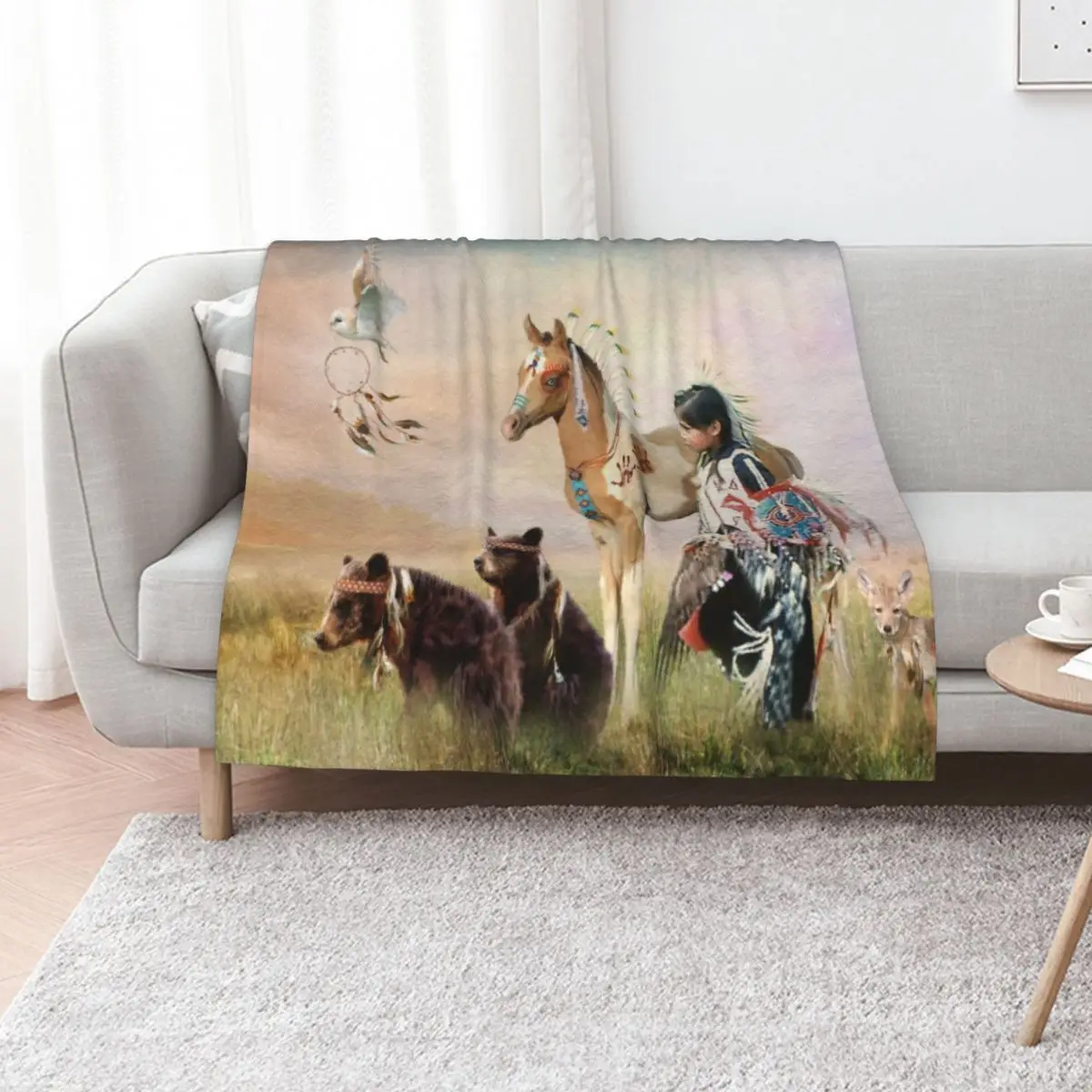 Little Warriors Throw Blanket Stuffeds blankets and throws Softest Heavy Soft Plaid Baby Blankets
