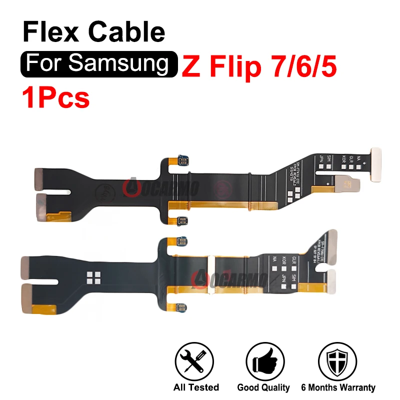 

Для Samsung Galaxy Z Flip 7 6 5 Flip5 SM- F741U F766U ЖК-экран Spin Axis Flex Основная плата Соединение Гибкий кабель Замена