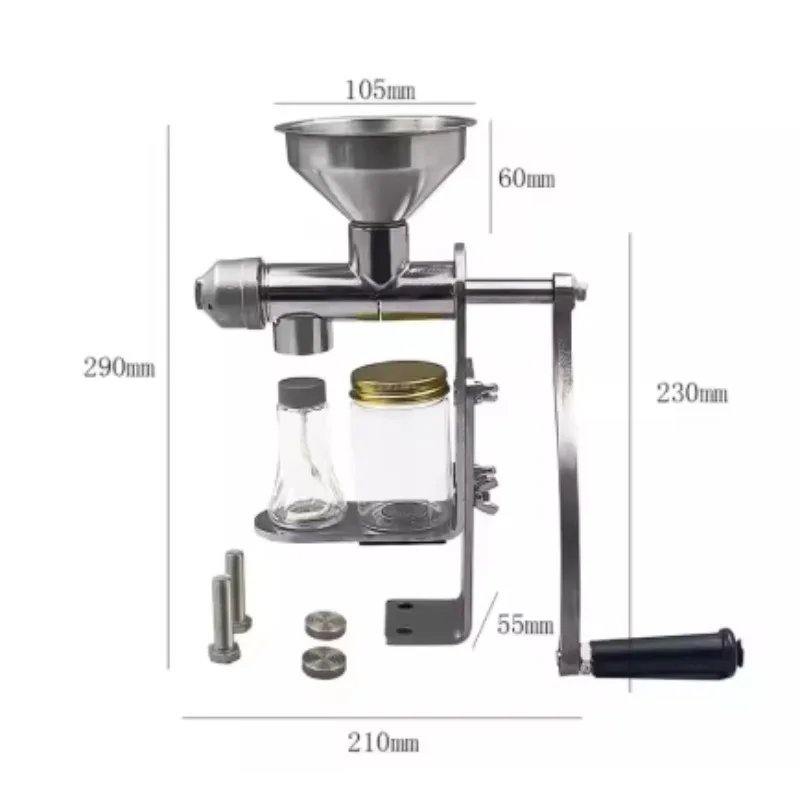 Domowa prasa do oleju do orzechów ziemnych/ orzechów włoskich/ nasion słonecznika/ sezamu