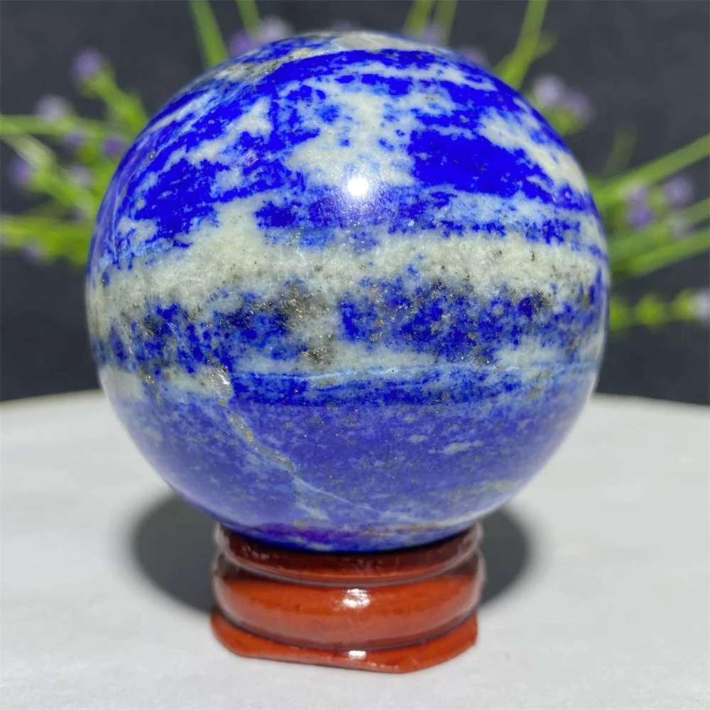 Lapis Lazuli  Natural Crystal Ball  Mineral Specimen Reiki Chakra Massage Stone Gemstone Crafts Home Decoration Gift