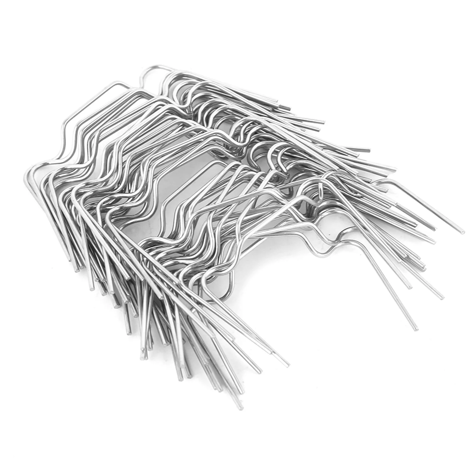 

50pcs Thick Greenhouse Glazing Clips Tool "W" Spring Buckle Equipment