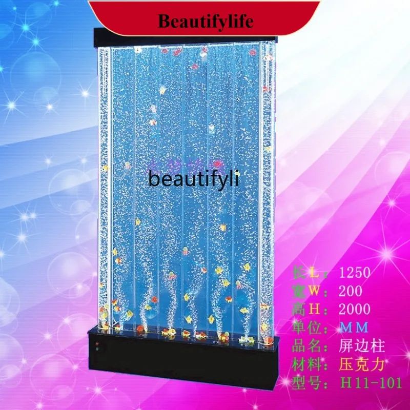 

bubble water screen water dance partition water curtain wall pastoral decoration entrance beauty salon therapy health club H