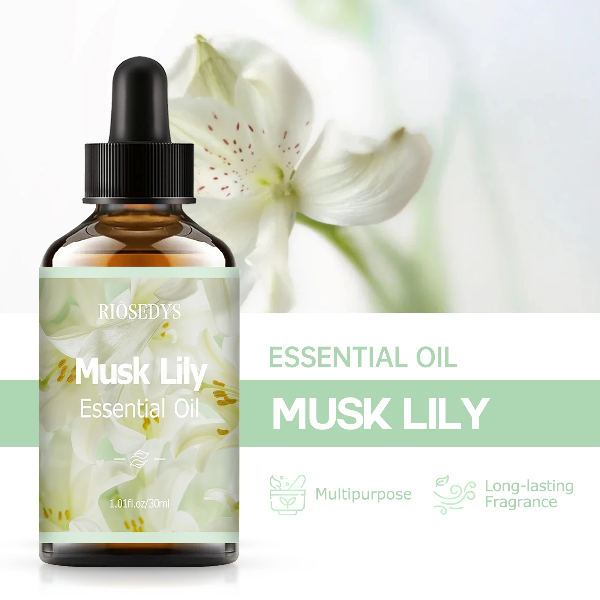 Lily of the Valley essential oil natural fragrance, is suitable for body massage treatments ,hair care anddiffuser
