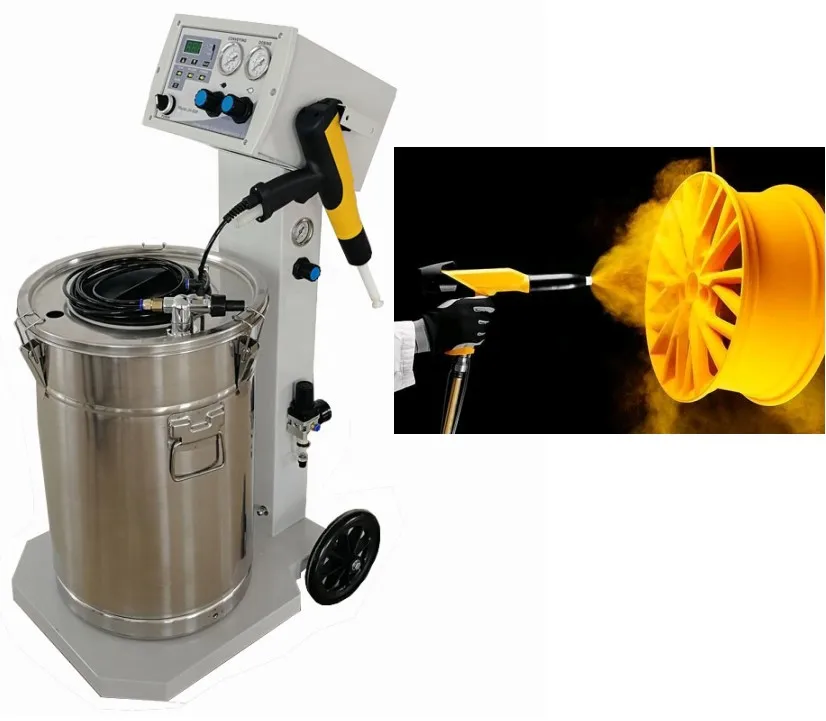 Industrial Intelligent Electrostatic Powder Coating Machine Used Condition Construction Manufacturing Plant Spraying Paint Metal