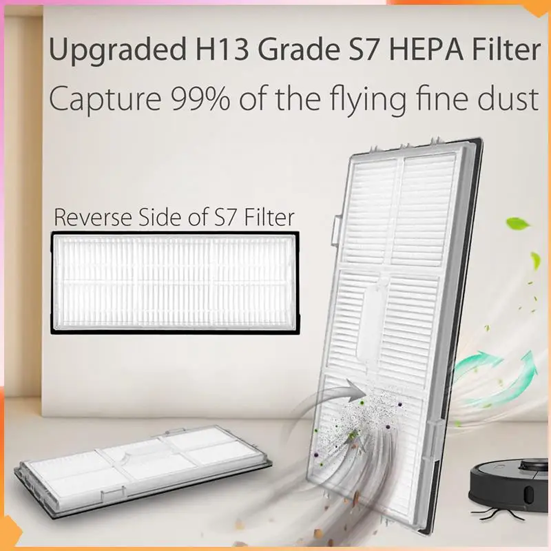 20PCS S7 Accessories Kit For Xiaomi Roborock S7, S7+, S7 Maxv, S7 Maxv Plus,G10S,G10S PRO Robot Vacuum Cleaner Replacement Parts