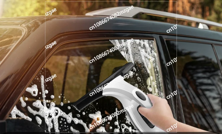 Handheld Electric Glass Cleaner Powerful Suction Window Washer with Water Absorption Portable Cleaning Tool