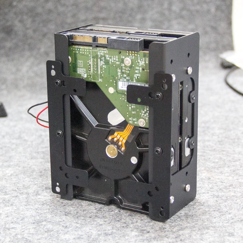 Posizione della ventola da 12 cm a staffa di trasferimento del disco rigido meccanico da 3,5 pollici ventola del telaio a rack per staffa adattatore HDD