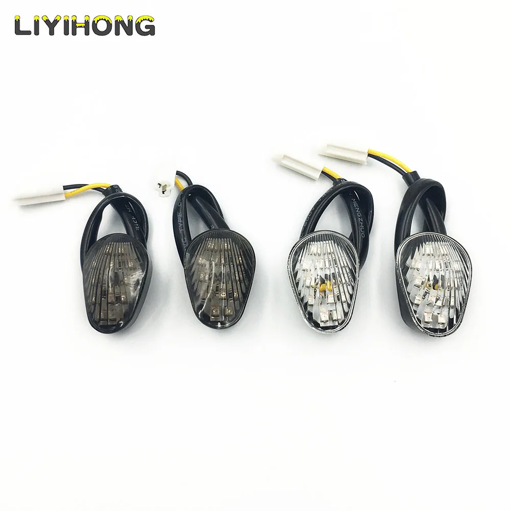 دراجة نارية بدوره إشارات مؤشر LED أضواء وامضة لمبة فلوش جبل لياماها YZF R1 2002-2008 لياماها YZF R6 2003-2008