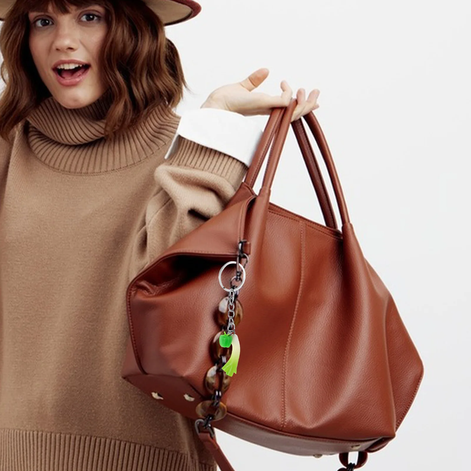 

3Pcs Simulated Vegetable Pepper Keychain Aesthetic Key Chains Mini Bell Peppers Decoration Chili Jewelry Backpack Bag Charms