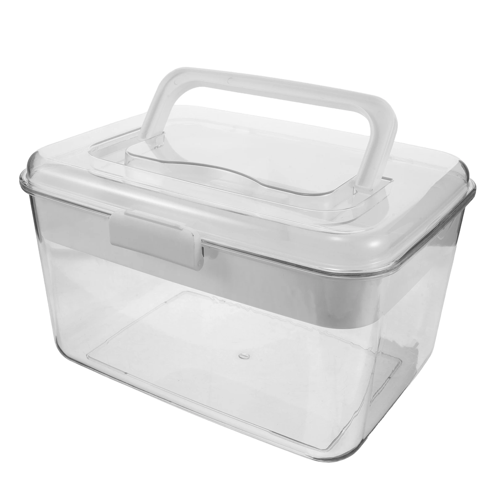 Portable Medicine Box Transparent Emergency Medical Case With Handle For Home Travel First Aid Organizer Storage Container